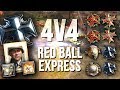 GOLIATHS, STUKKAS & BIG TANK BATTLES [4v4] [OKW] [Red Ball Express] — Full Match of CoH2