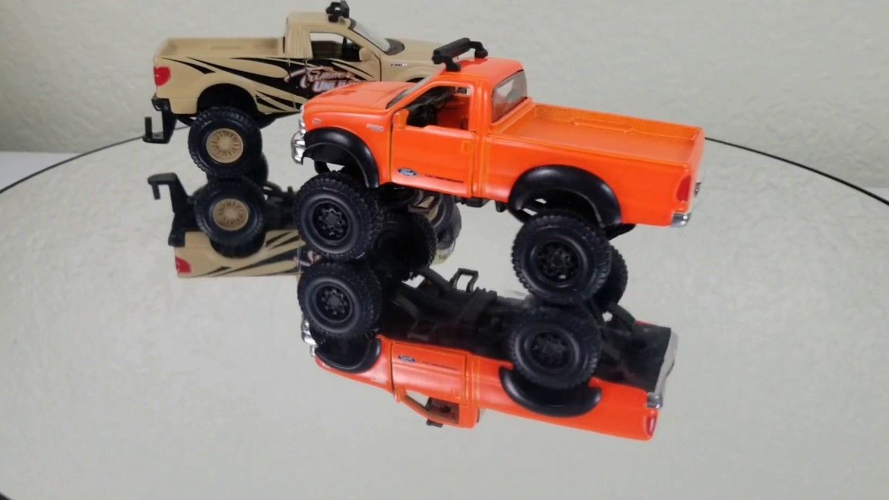 Maisto 1 55 Scale Diecast Trucks Ford F 150 Single Cabs 4x4 New Youtube