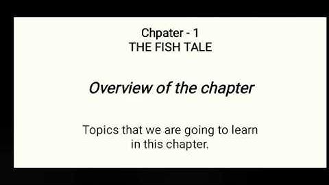 Std 5 - Maths - Chapter 1- The Fish Tale (Overview)