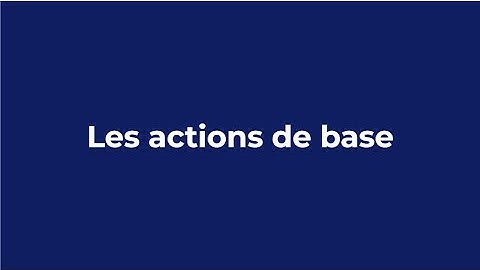 Actions de base - Affectations, Opérateurs et Documentation des programmes