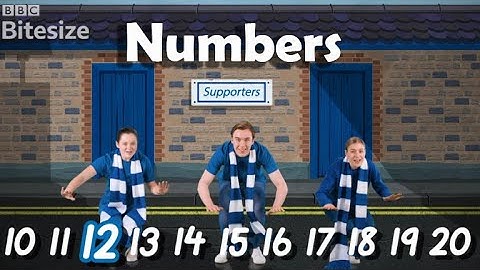 Counting 10-20 -  BBC Bitesize Foundation Maths and Numeracy