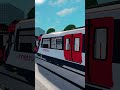 Class 398 Departing Denton Road #stepfordcountyrailway #metro #roblox #shorts