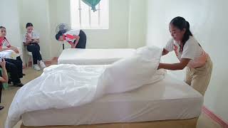 Duvet Bed Making #bshm # bedmaking #housekeeping
