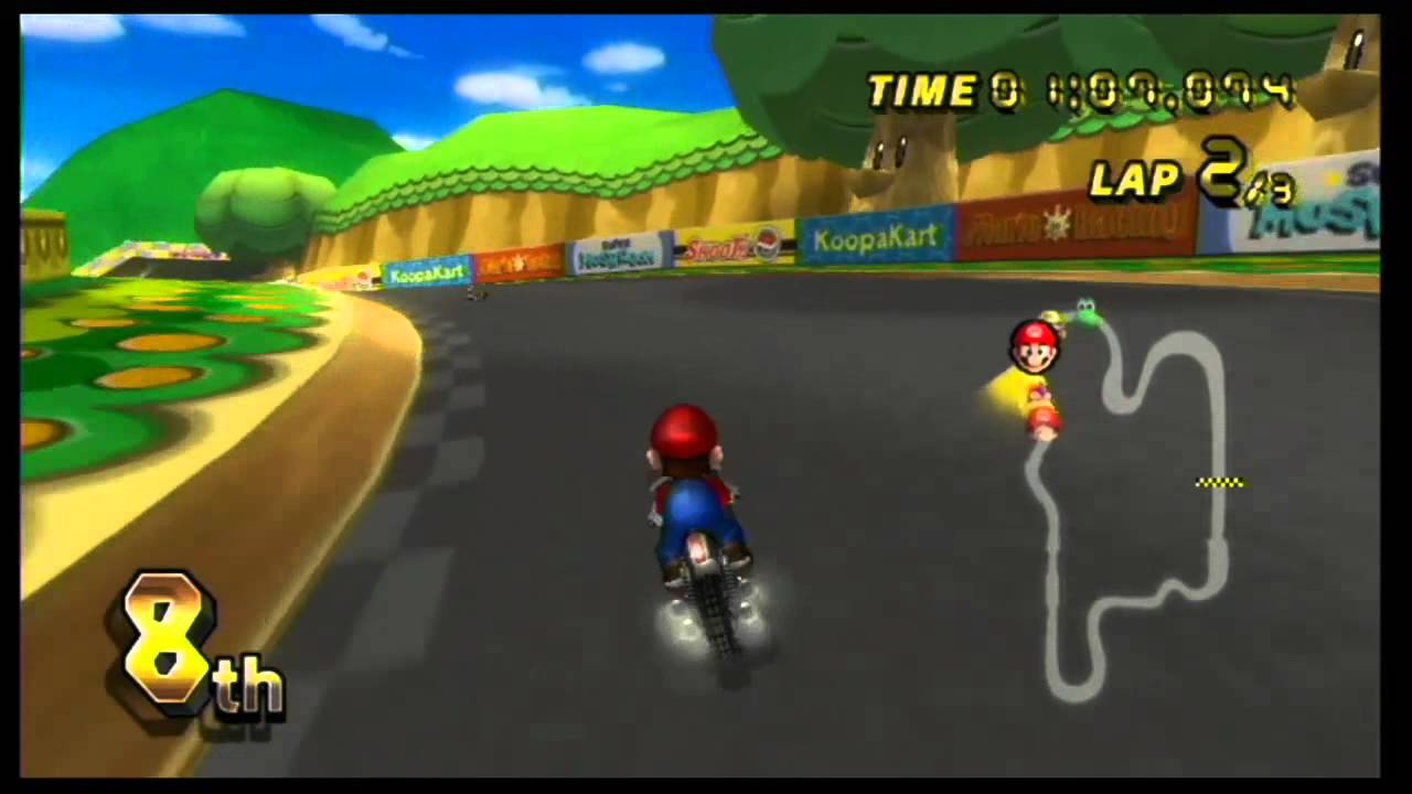 Mario Kart Wii Mach Bike Gameplay YouTube