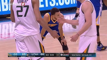JaVale McGee Blocks, Stephen Curry Scores Warrior