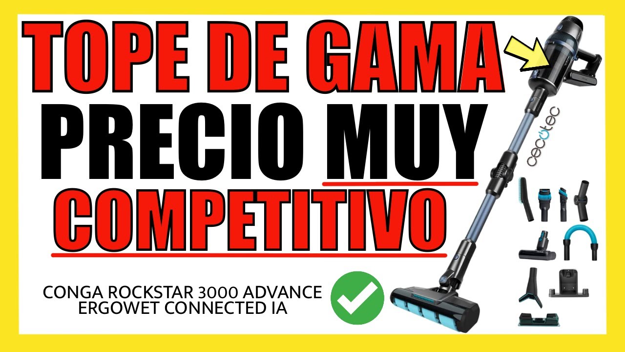 Conga Rockstar 900 Ultimate ErgoWet - Prueba de LIMPIEZA (y fregado 💦) 