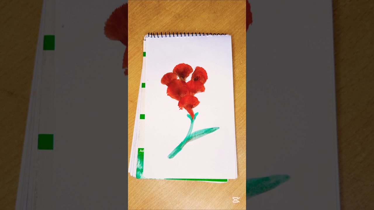 Satisfying One Stroke flowers painting/Acrylic Paint