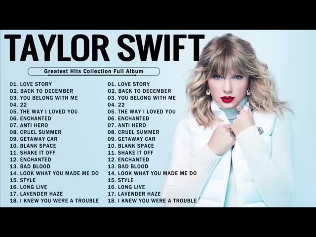 Taylor Swift Greatest Hits Full Album 2023 2024  Taylor Swift Best Songs Playlist 2023 2024 class=