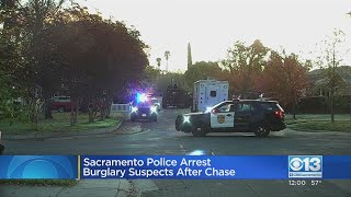 Sacramento Police Arrest Burglary Suspects After Chase