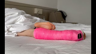 Matilda with her first pink SLWC in Home