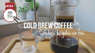 Cafetera fría de 400ml cafetera de goteador de café helado acaba HON Cafetera fría de 400ml cafetera de goteador de café helado acaba HON