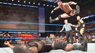 Randy Orton's toe-touch split RKO celebration: SmackDown, May 20, 2011