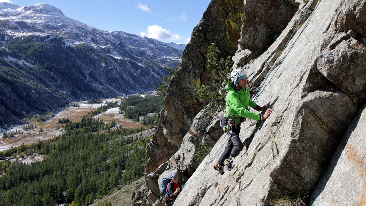 Via Imbumba, Mont Blanc. First ascent by Coda & Bruni, 5 Oct 2025