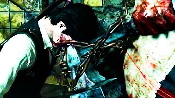 SEBASTIAN VS THE KEEPER - The Evil Within The Executioner Dlc Ending (Sebastian Battle Room)