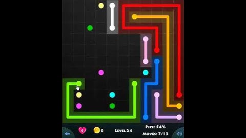 flow game facebook - 11 x 11 mania level 24 Connect the dots