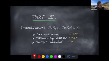 Introduction to Classical Integrability in 2D Field Theories -- Sibylle Driezen (IGFAE)