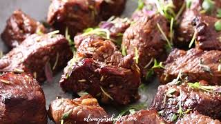 Marinated Air Fryer Steak Bites