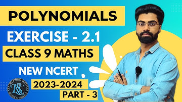 Polynomials Class 9 Maths | Exercise 2.1 | Chapter 2 | New NCERT 2023 - 2024 | #ncert #cbse #class9