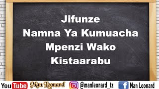 Jifunze Namna Ya Kumuacha Mpenzi Wako Kistaarabu Jifunze Namna Ya Kumuacha Mpenzi Wako Kistaarabu