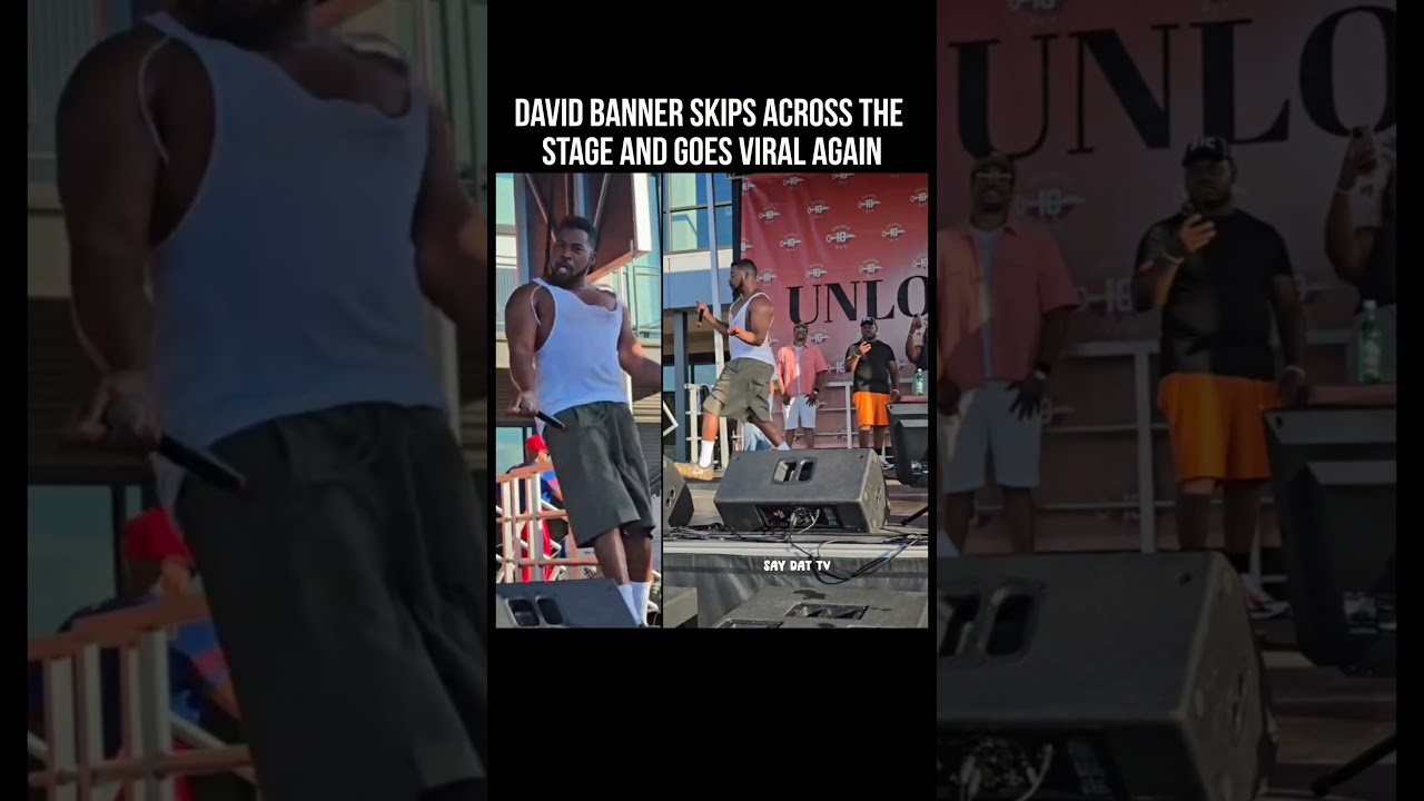 Assista a David Banner Goes Viral AGAIN With His Viral Stage Skip 😂🔥 no YouTube Assista a David Banner Goes Viral AGAIN With His Viral Stage Skip 😂🔥 no YouTube