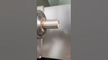 cnc machine turning parting operation #cnc #tech #short #shorts #viral #technology