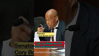 Booker Demands Nominee Swear Biden Won 2020 or Admit Cowardice. #trump #election #congress #viral