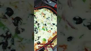 Pizza without oven recipe #cooking #viral #subscribe #shorts #