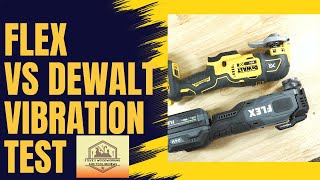 Oscillating Vibration Test Flex vs Dewalt
