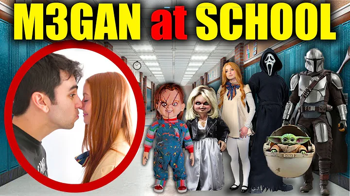 M3GAN'S SCHOOL ADVENTURES (Battle with Ghostface, Chucky, Mandalorian!)