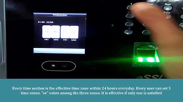 eSSL MB160 Time zone option