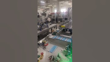 Reliable mask making machine servo motor type stable speed 120pcs/min