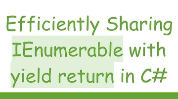 Efficiently Sharing IEnumerable with yield return in C#