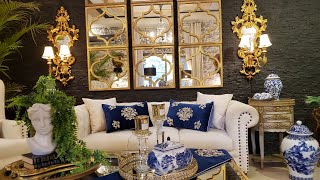 HOW TO DECORATE WITH BLUE AND WHITE | CHINOISERIE | LIVINGROOM REFRESH FOR EARLY SUMMERS