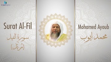 الشيخ محمد أيوب سورة الفيل مُرتَّل Sheikh Mohamed Ayoub   Al Fil Murattal