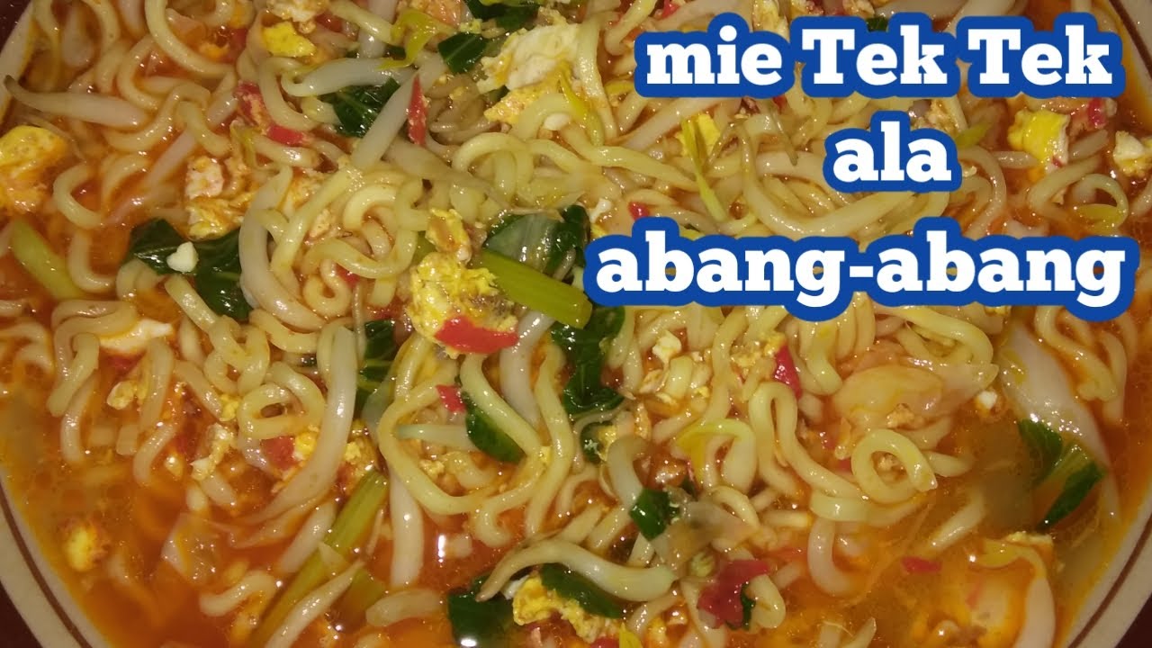 Cara Membuat Mie Tek Tek Kuah Pedas - Terkait Teks