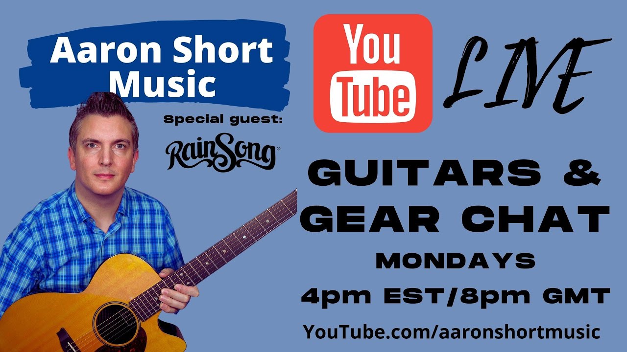 Guitars & Gear Chat LIVE (Special guest Dave Coram Rainsong Guitars