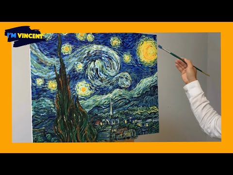 The Starry Night 별이 빛나는 밤 쉽게 그리기 ヴァン·ゴッホです 뉴욕현대미술관 반 고흐 이야기