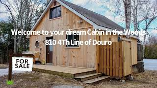 For Sale. OffGrid Cabin in the Woods, close to Peterborough, Ontario. Your perfect get away.