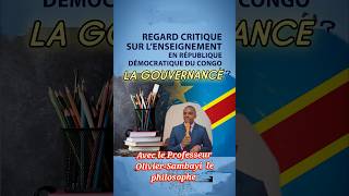 🚨🚨URGENCE URGENCE : GOUVERNANCE QUELLE PHILOSOPHIE POUR LA RDC