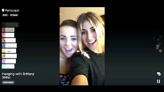 Emma Slater - Periscope Replay Hanging with Brittany (Wife)