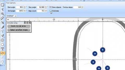 BERNINA DesignWorks Software - Tool Tip - Circular Array