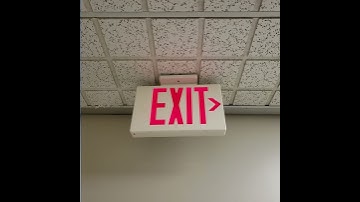 Exit Sign at Mcquiddy