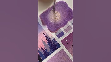 Purple🔮mood board🔮 day one! #artidea #canvasidea