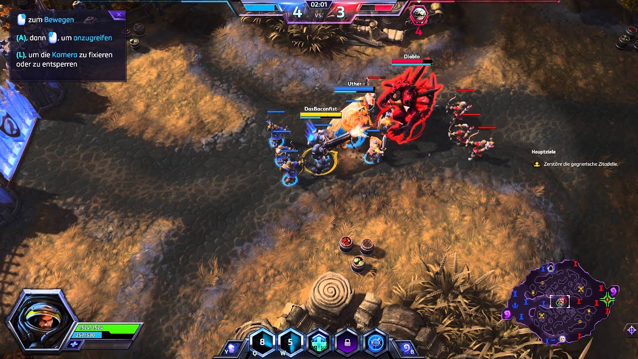 Heroes of the Storm Tutorial Grundlagen Deutsch