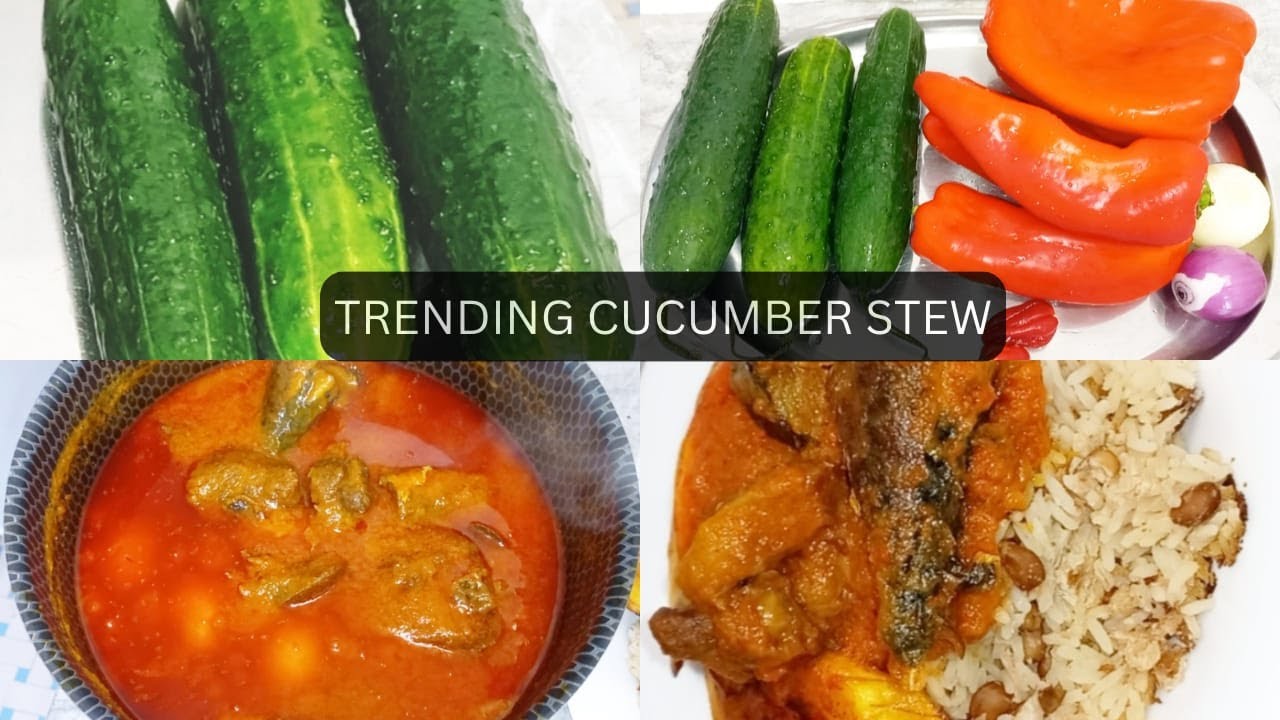 TRY THIS CUCUMBER STEW WITHOUT TOMATOES | NIGERIAN FOOD