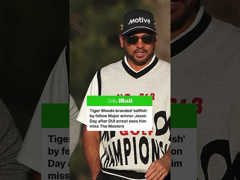 Tiger Woods called out by Jason Day after his arrest for DUI