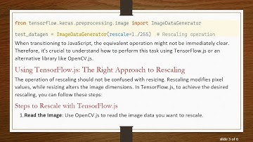 How to Rescale Images with TensorFlow.js
