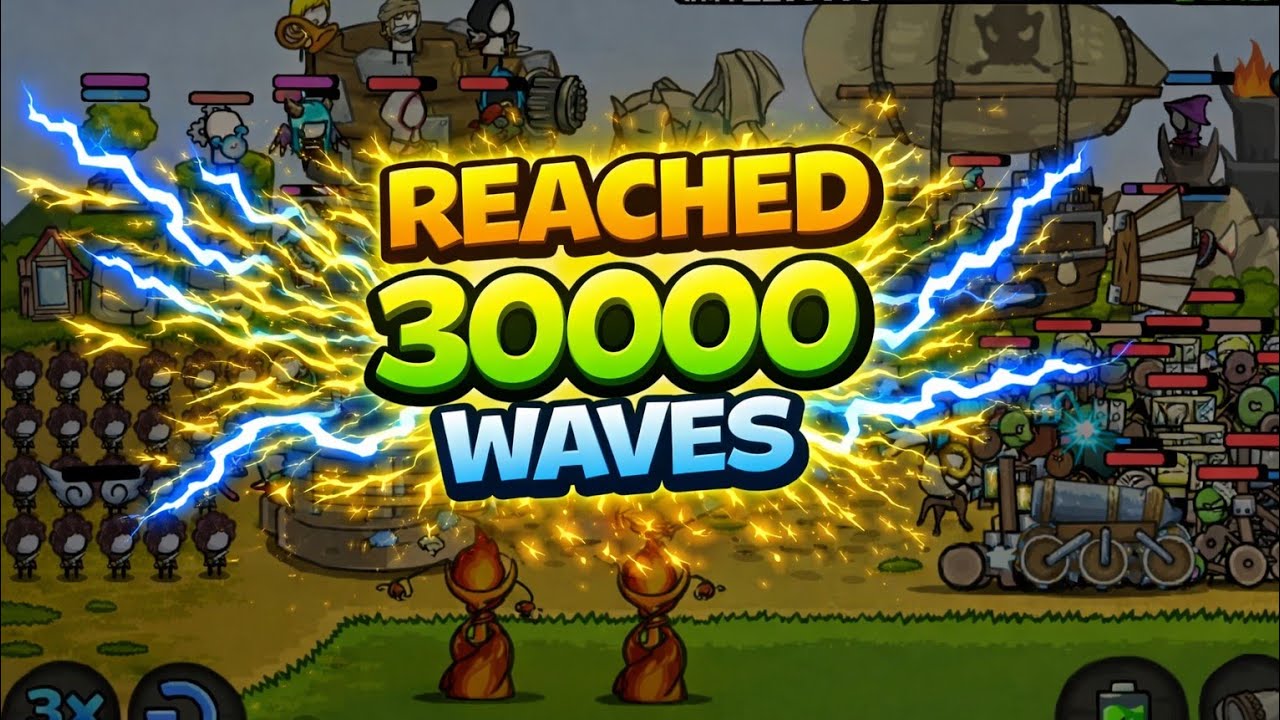 I Reached Wave 30000 - Grow Castle