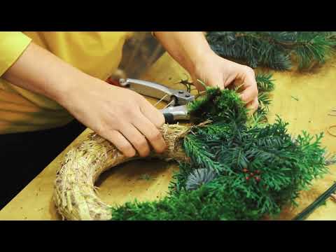 Video: Jak si vyrobit DIY přírodní sváteční věnec