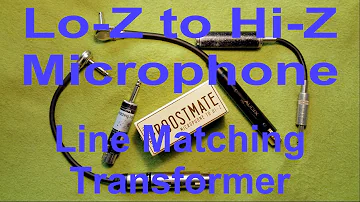 Lo-Z to Hi-Z Microphone Line Matching Transformers   - ToneCraft BoostMate vs...